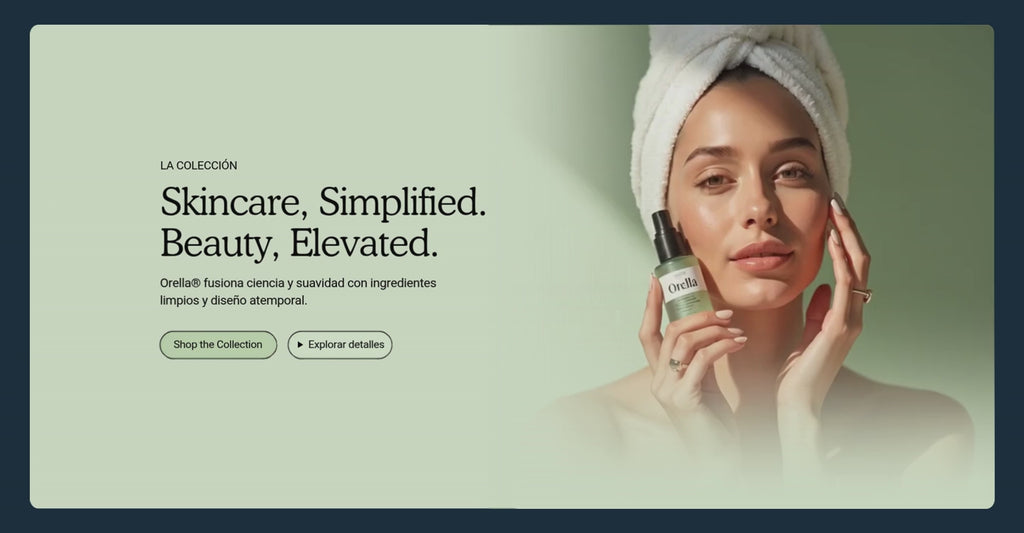 Sección hero video banner y popup - Shopify - Componente web