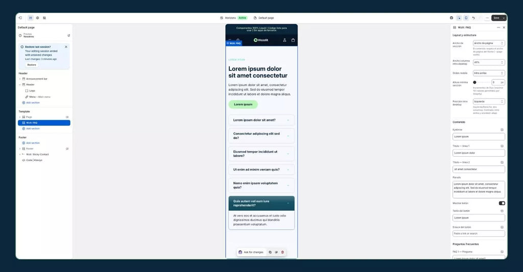 Simple FAQ Section - Shopify - Web Component