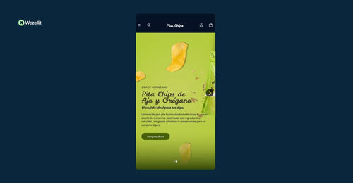 Sección Banner Hero Clásico - Shopify - Componente web