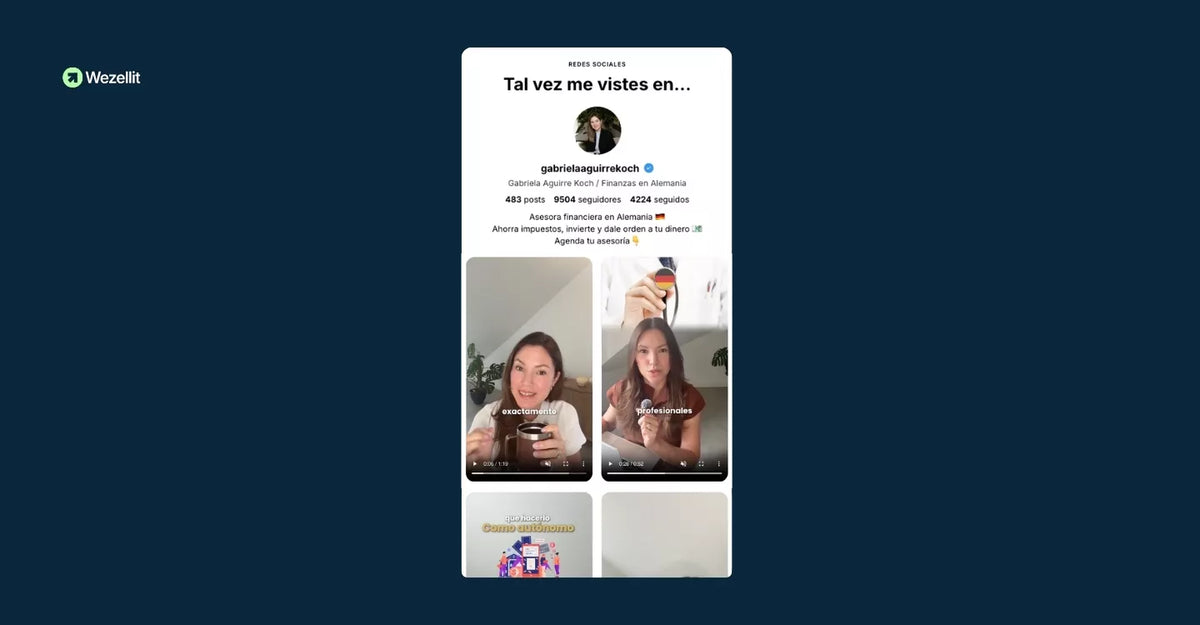 Sección Instagram - Shopify - Componente web