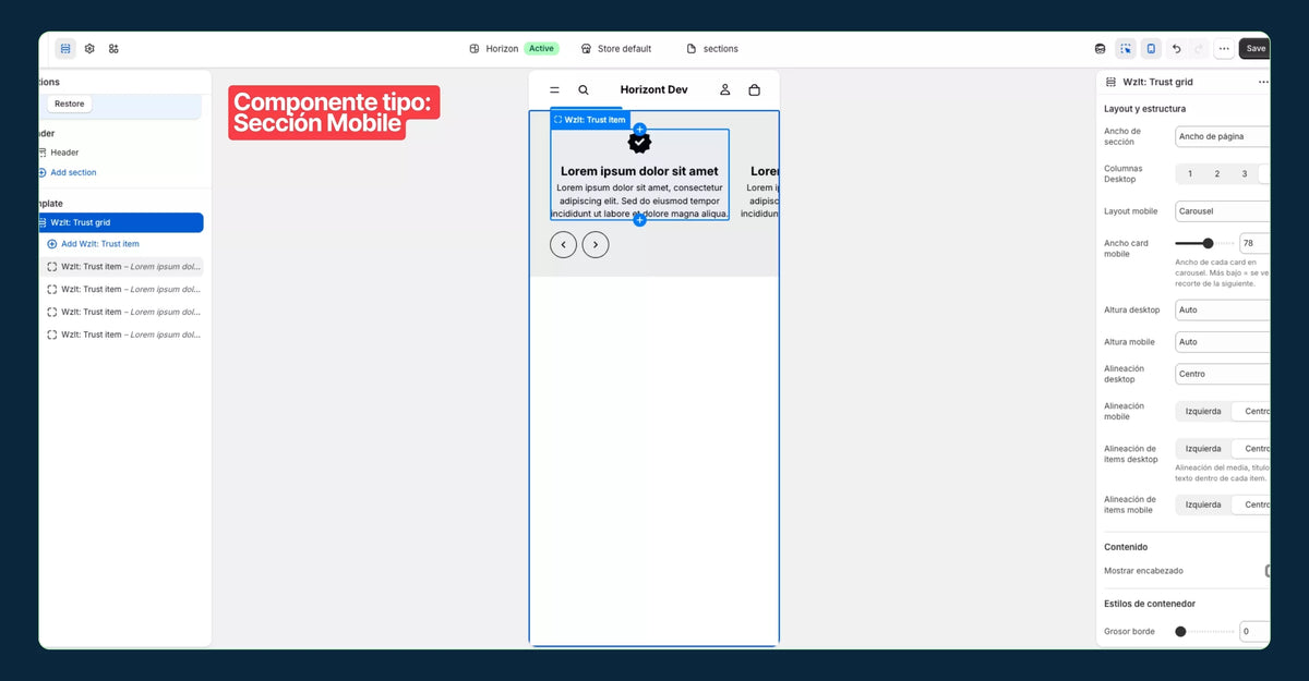 Pack Starter Componentes Sección + Bloque Liquid – Shopify - Descarga Gratis