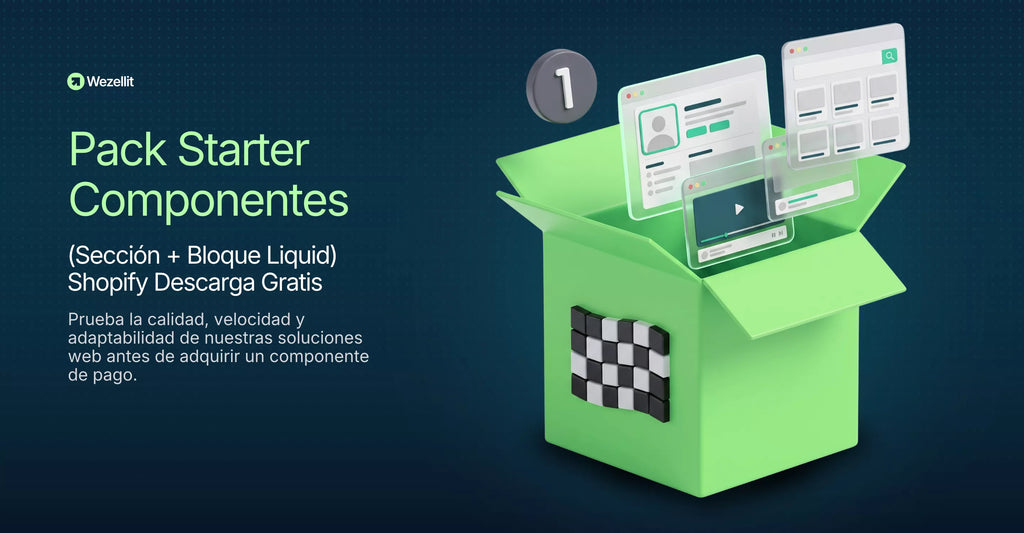 Pack Starter Componentes Sección + Bloque Liquid – Shopify - Descarga Gratis
