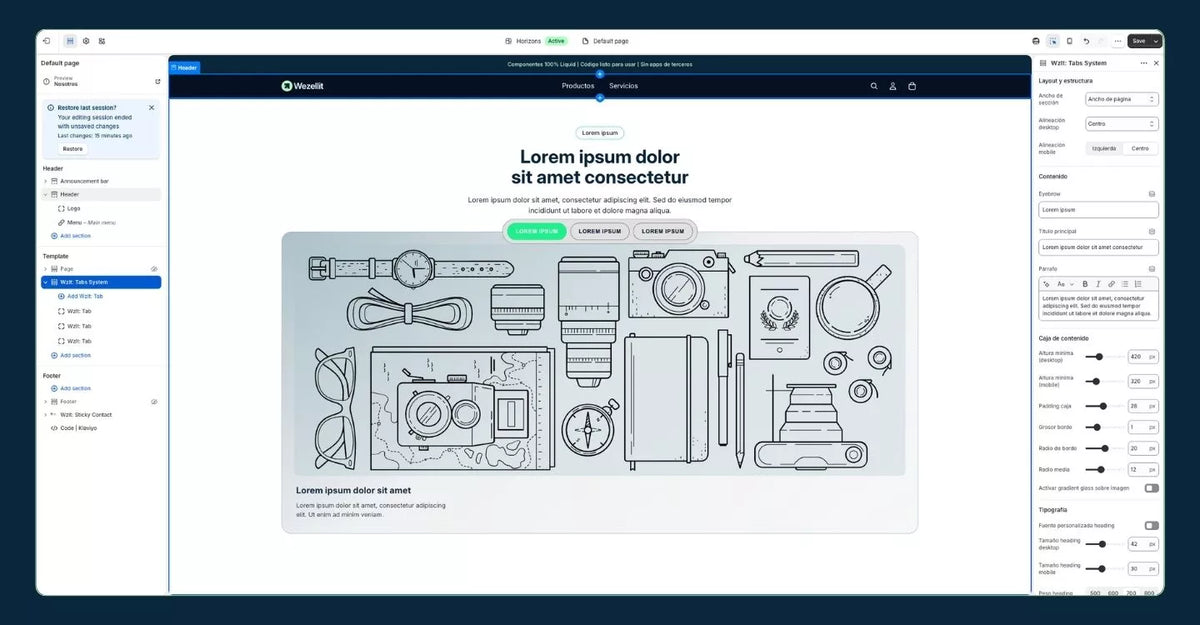 Step-by-Step Presenter Section - Shopify - Web Component